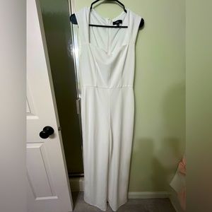 Long white romper